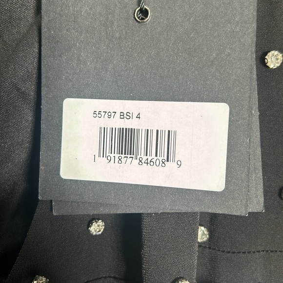 Mac Duggal 55797 NWT RHINESTONE ENCRUSTED LONG SLEEVE V NECK GOWN - Picture 10 of 11